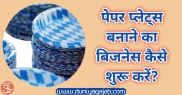 Paper Plates Making Business In Hindi